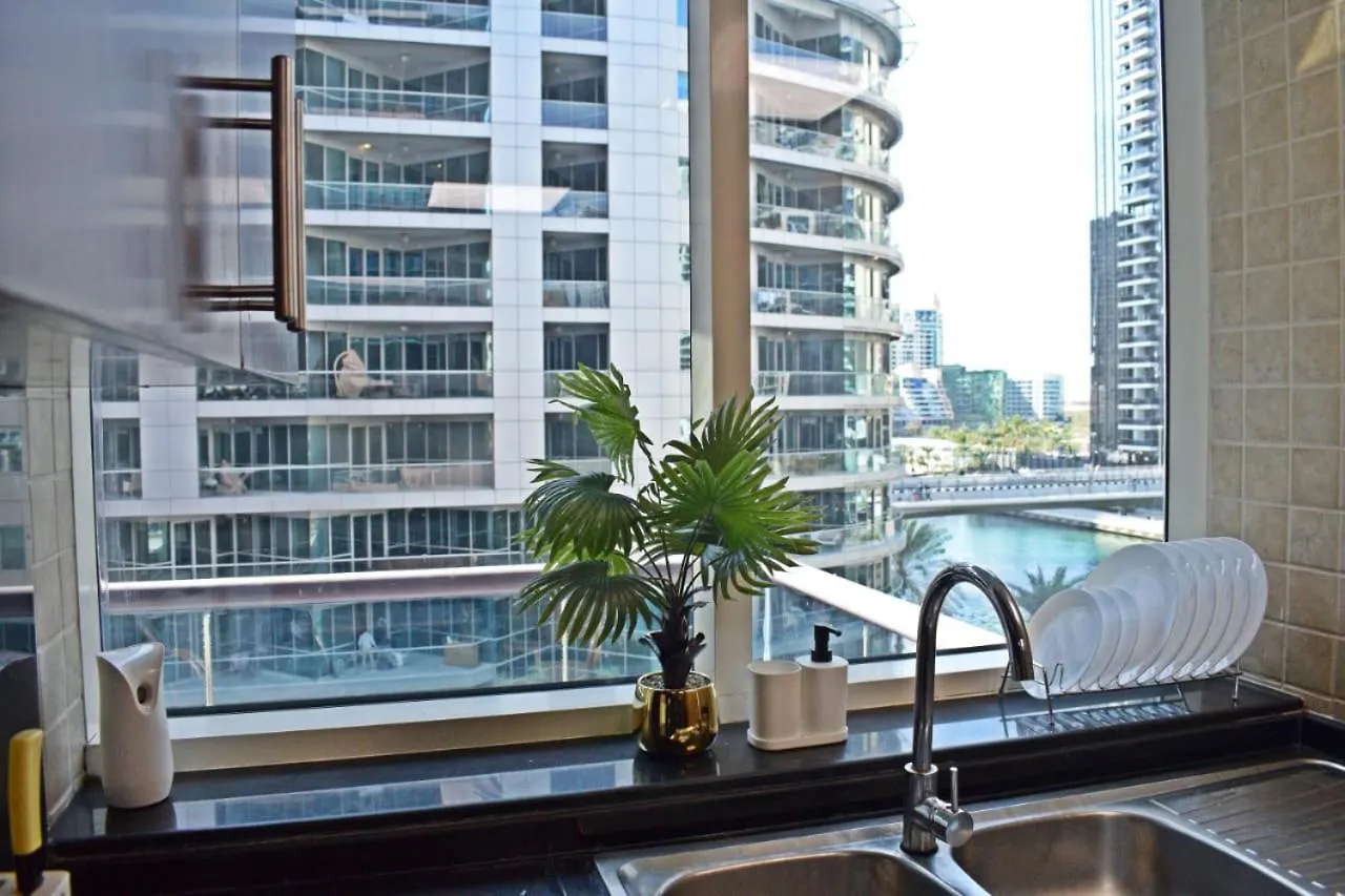 Stylish Marina View Apartment With Private Marina Walk Access Dubai United Arab Emirates